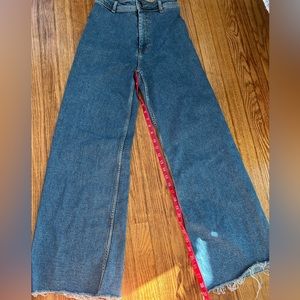 ZARA marine straight jean size 4 EUC